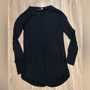 ATHLETA black long sleeve sweatshirt dress size S